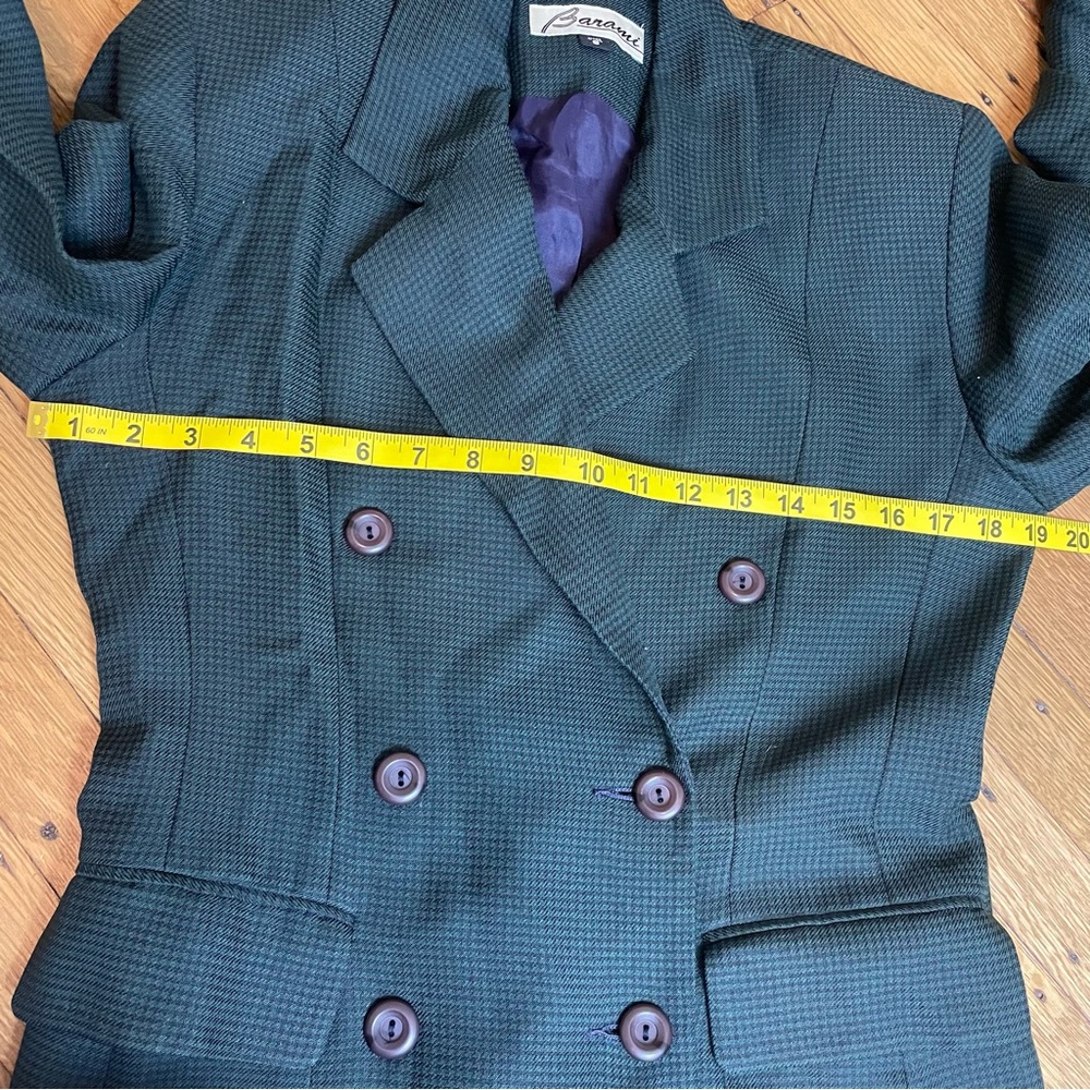 Vintage Houndstooth Double Breasted Blazer - Picture 5 of 5